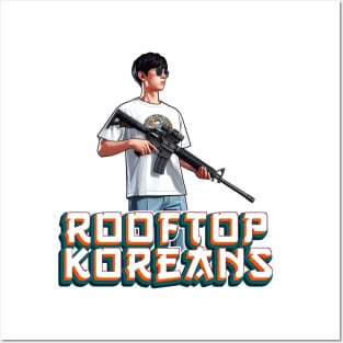 Rooftop Koreans Posters and Art